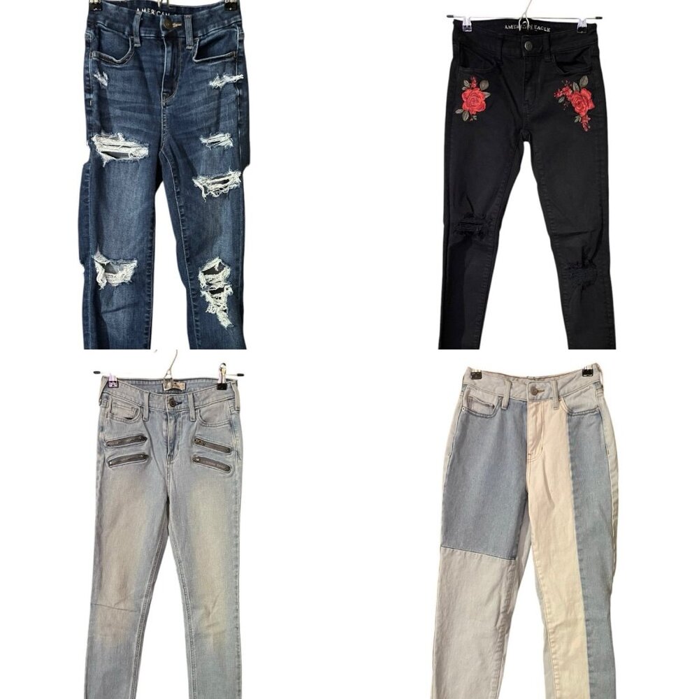 Bundle of XS Skinny Jeans